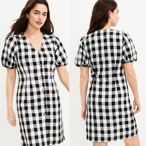 Loft NWT Gingham Dress